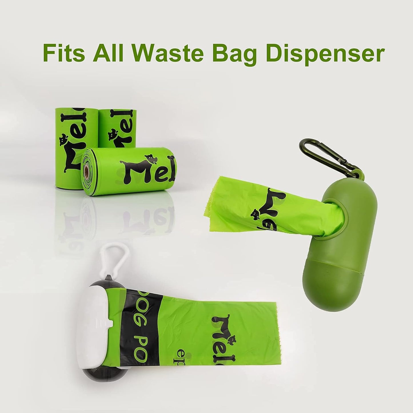 Dog Poop Bags | Compostable Dog Waste Bags | 30 Microns Ultra Thick,Leak Proof,Plant-Based,Unscented | 360 Count