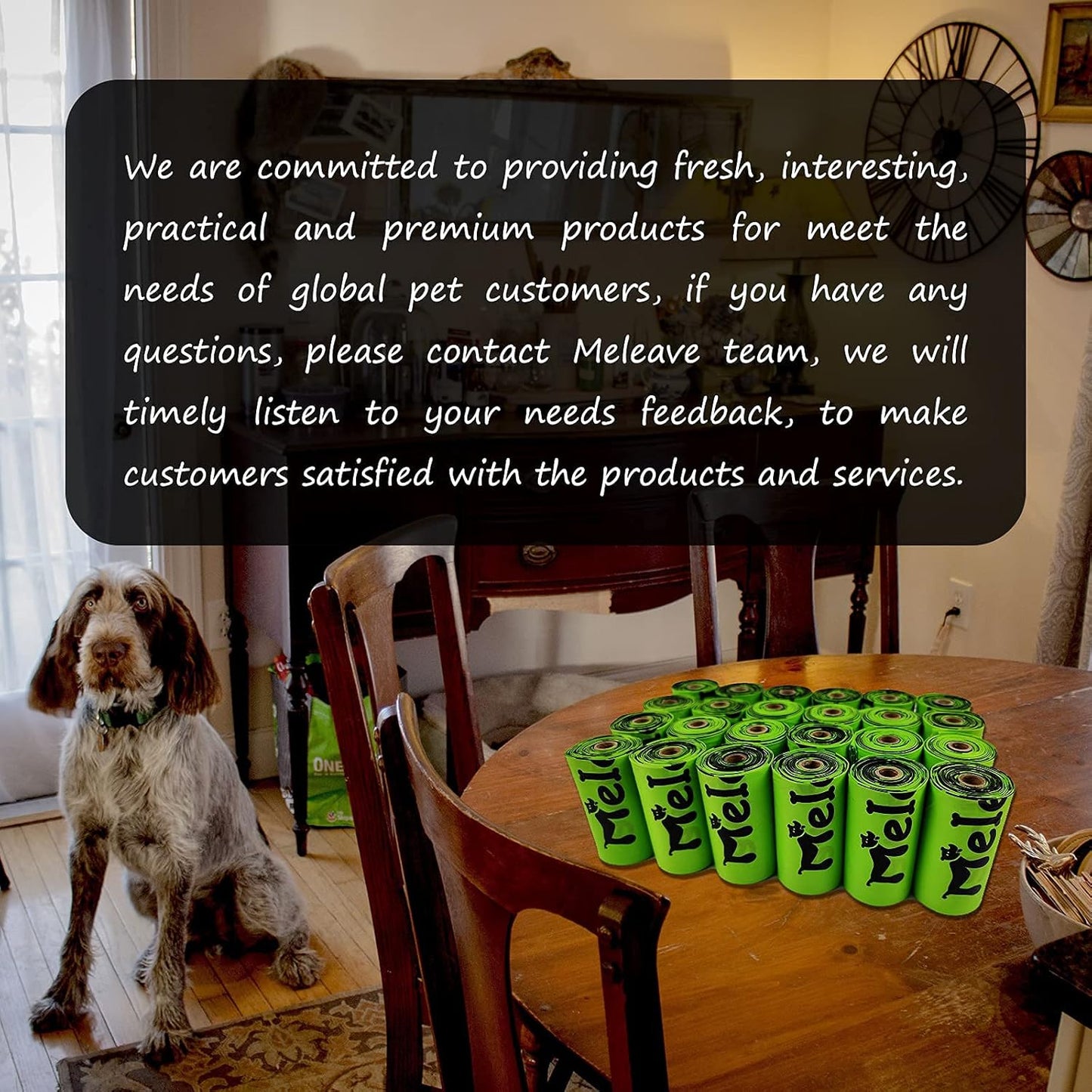 Dog Poop Bags | Compostable Dog Waste Bags | 30 Microns Ultra Thick,Leak Proof,Plant-Based,Unscented | 360 Count