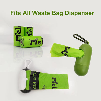 Dog Poop Bags | Compostable Dog Waste Bags | 30 Microns Ultra Thick,Leak Proof,Plant-Based,Unscented | 360 Count