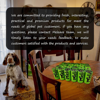 Dog Poop Bags | Compostable Dog Waste Bags | 30 Microns Ultra Thick,Leak Proof,Plant-Based,Unscented | 360 Count